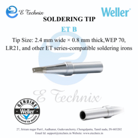 Weller ET B Soldering Tip Chisel