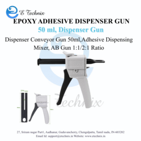 Dual Cartridge Epoxy Adhesive Dispenser Gun