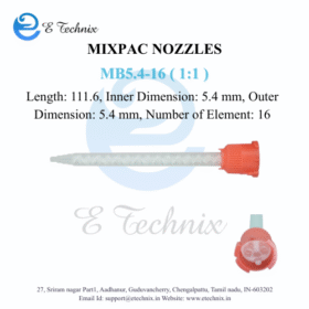 MB5.4-16 ( 1:1 )Mixpac Nozzle (Pack of 50)