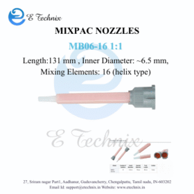 MB06-16 1:1 Static Mixpac Nozzle (Red)- Pack of 10